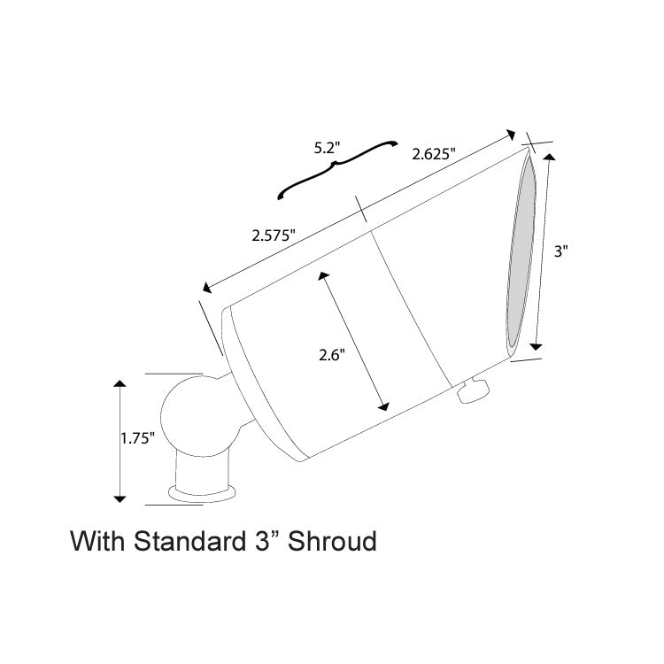 Dauer 489858 • MIRAGE 3W Uplight, 3000K & 60° - Landscape Fixtures - All Lighting Direct