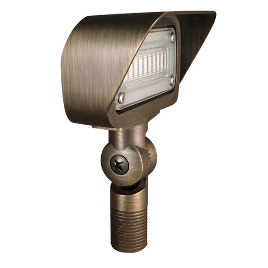 Dauer Lighting 489939 • WALDORF Brass Dormer Light, 2W & 3000K - Flood Light - All Lighting Direct