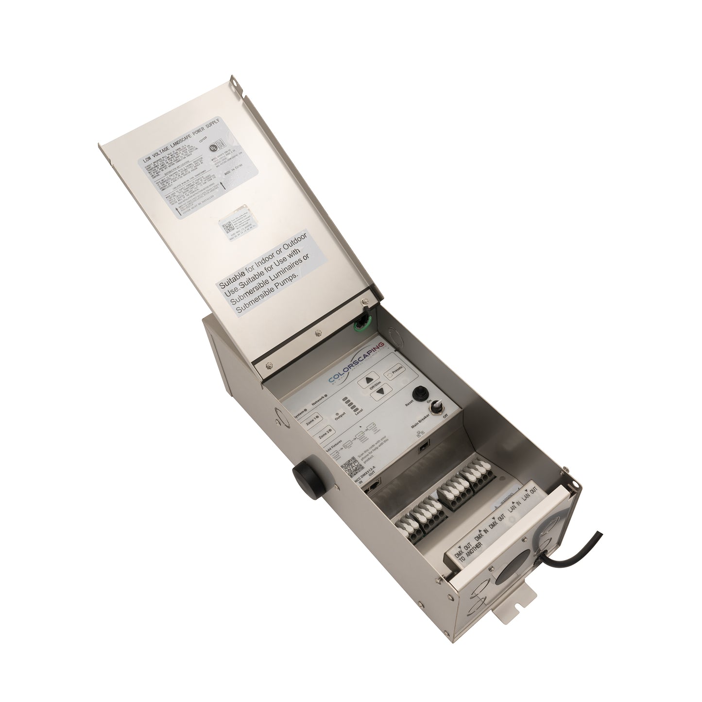 WAC Lighting 8150CS 150W Colorscaping Smart Transformer, Stainless Steel