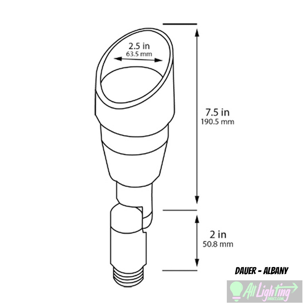 Dauer 490107 • ALBANY Floating Socket MR16 Uplight - Uplight - All Lighting Direct
