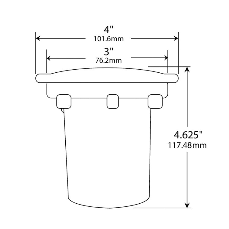 Dauer 490062 • CHELSEA Brass Well Light - Well Light - All Lighting Direct