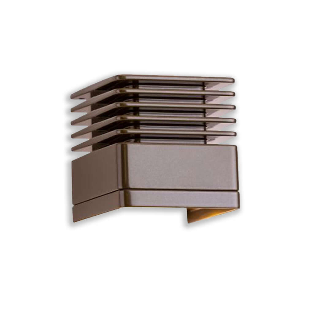 FX Luminaire NL-3LED-DN-BZ • 3 LED Square Down Light in Bronze - Downlight - All Lighting Direct