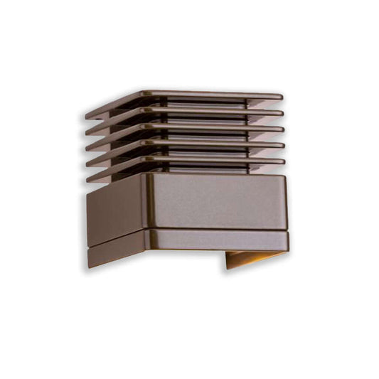 FX Luminaire NL-3LED-DN-BZ • 3 LED Square Down Light in Bronze - Downlight - All Lighting Direct