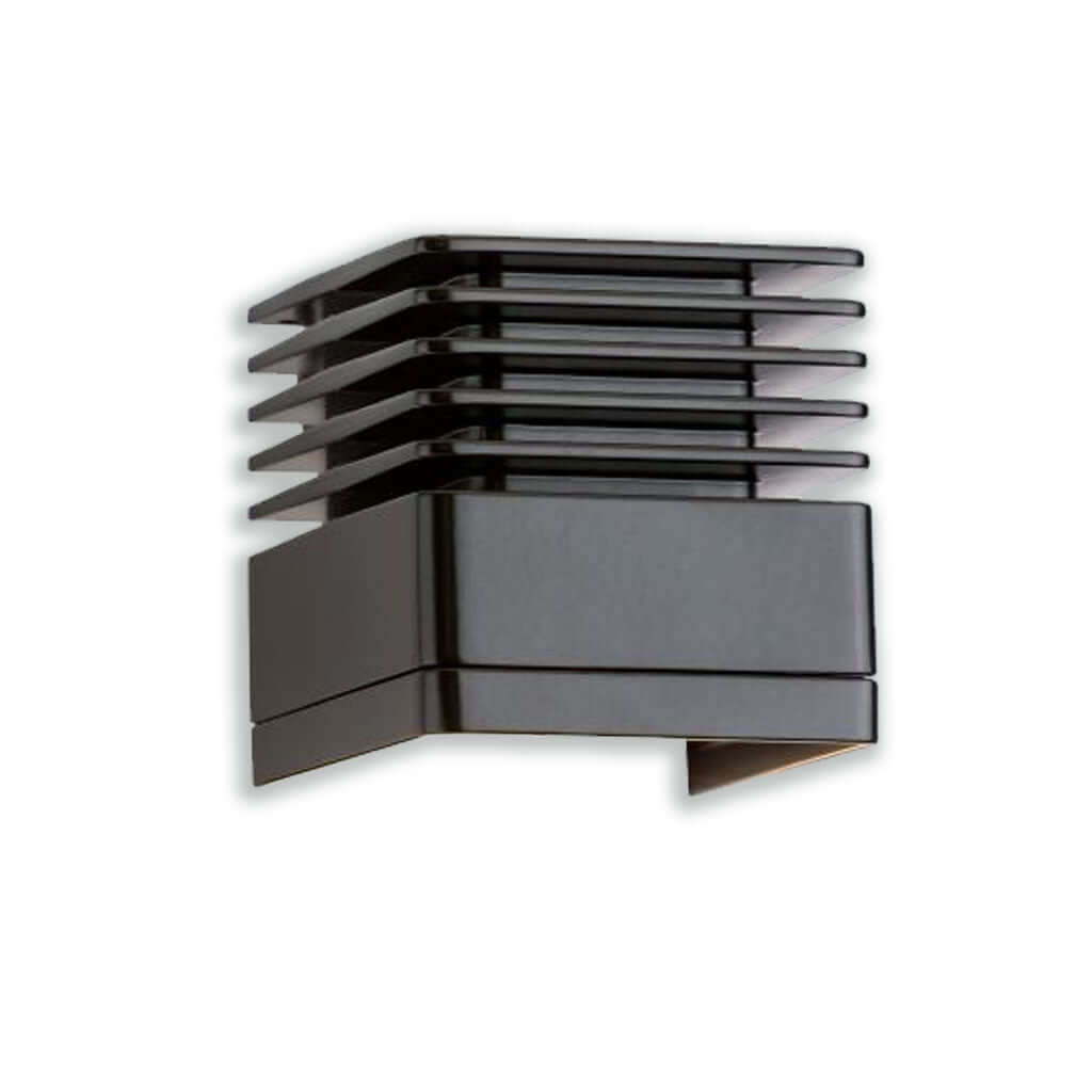 FX Luminaire NL-3LED-DN-FB • 3 LED Square Down Light in Black - Downlight - All Lighting Direct