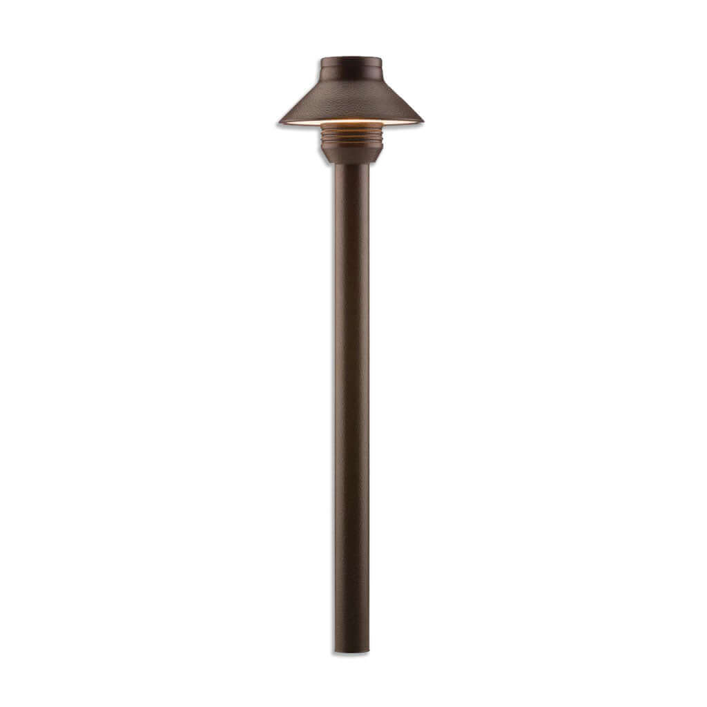 FX Luminaire SP-A-LED20W-18R-SB • 20W Aluminum 18" LED Path Light in Sedona Brown - Path Light - All Lighting Direct