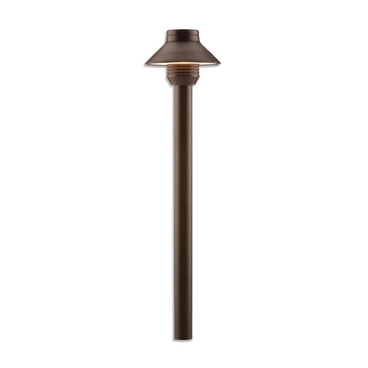 FX Luminaire SP-A-LED20W-18R-SB • 20W Aluminum 18" LED Path Light in Sedona Brown - Path Light - All Lighting Direct