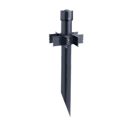 RAB Lighting MP25B • Mighty Post 25" H x 3" D Post with Ground Grabber - Mounting Stake - All Lighting Direct