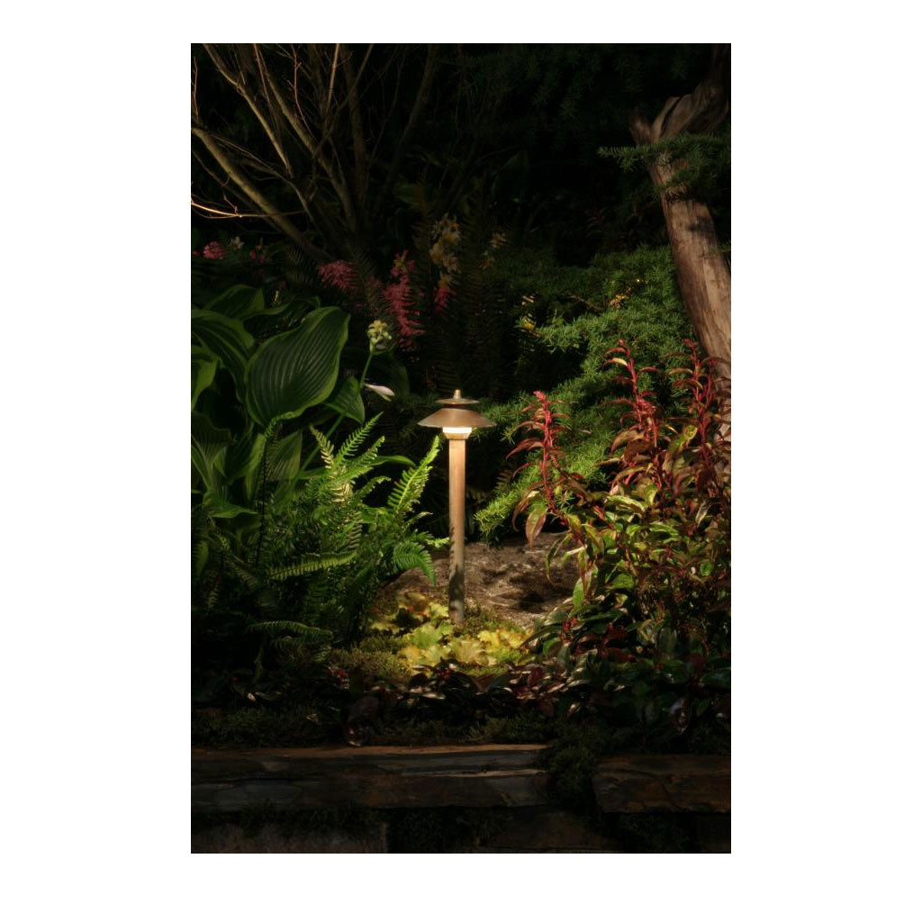 FX Luminaire PFNL12RCU - 12" Path Light with Copper finish, No Lamp