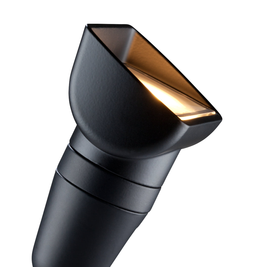 FX Luminaire QB 1LED Wall Wash in Flat Black