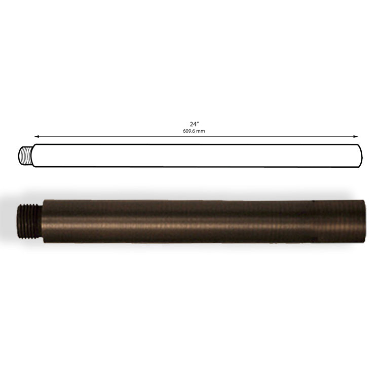 Dauer 490033 • Solid Brass Riser - 24" - Stem/Riser - All Lighting Direct