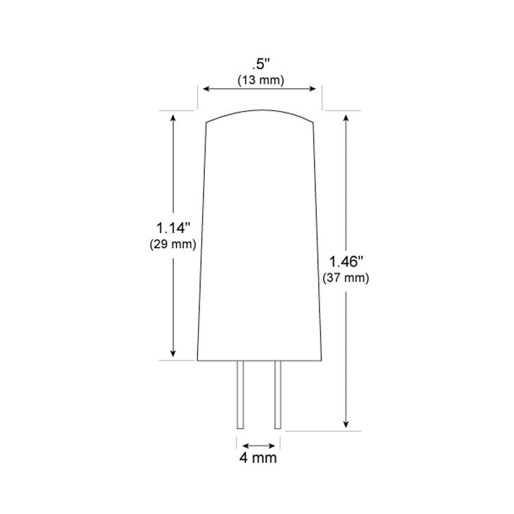 Dauer 487174-3000K • G4 3COB Encapsulated LED 3W & 3000K - Lamp/Bulb - All Lighting Direct