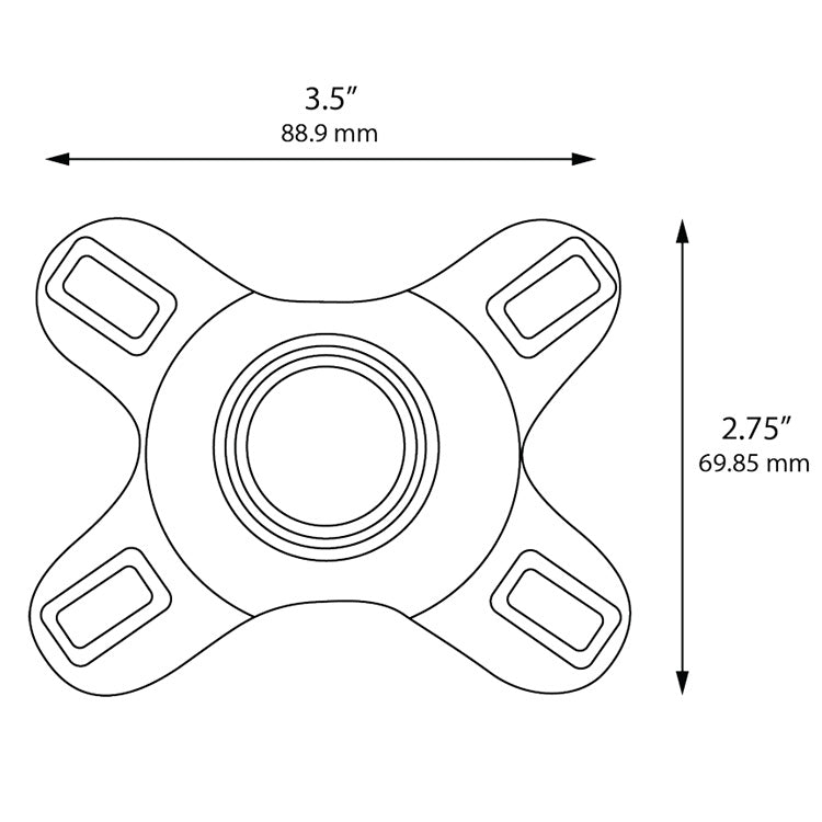 Dauer 490046 • Brass Tree Mount - Bracket - All Lighting Direct