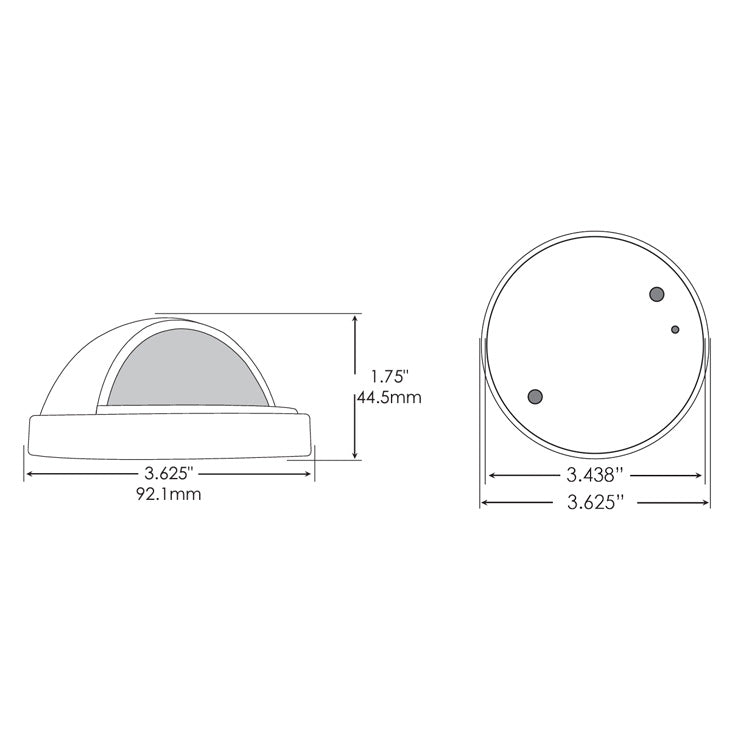 Dauer 490075 • Crescent Deck Light - Eyelid Style - Deck Light - All Lighting Direct