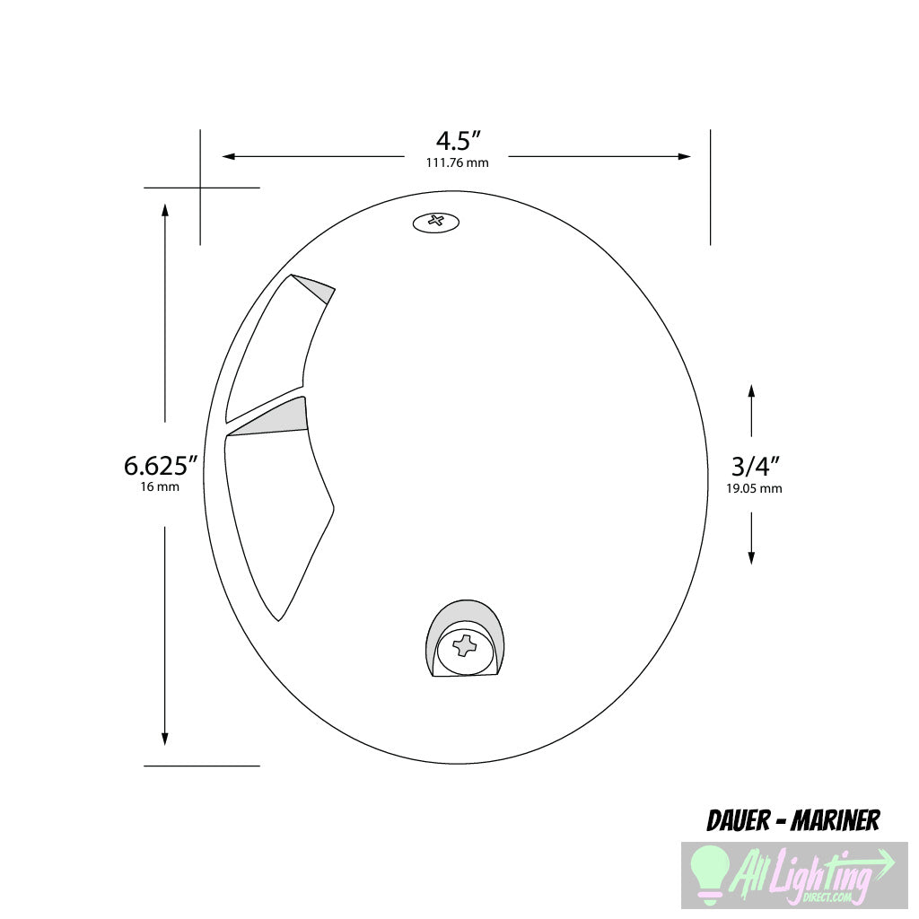 Dauer 489934-RAW-3K • MARINER Single-Aperture 12V Dock Light 3000K - Dock Light - All Lighting Direct