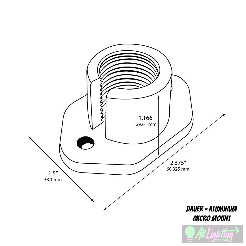 Dauer 490186 • Aluminum Micro Surface Mount - Surface Mount - All Lighting Direct
