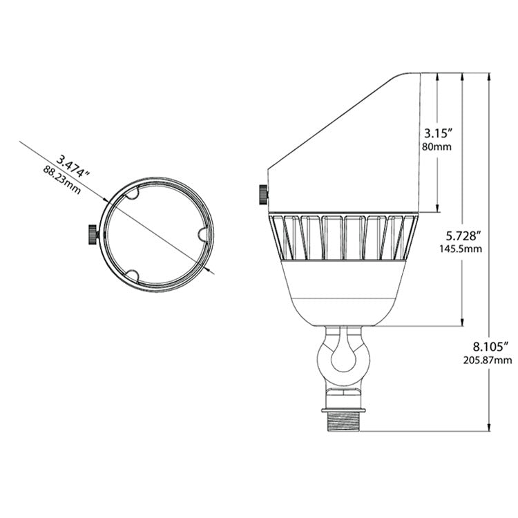 Dauer 489130 • 12V MIRAGE-V2 Uplight 12W, 3000K & 30° - Uplight - All Lighting Direct