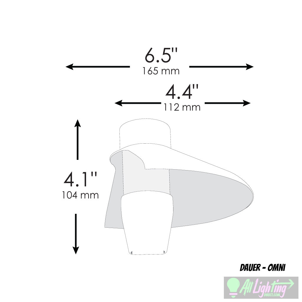 Dauer 489905 • OMNI Half-Cut Path Light - Path Light - All Lighting Direct