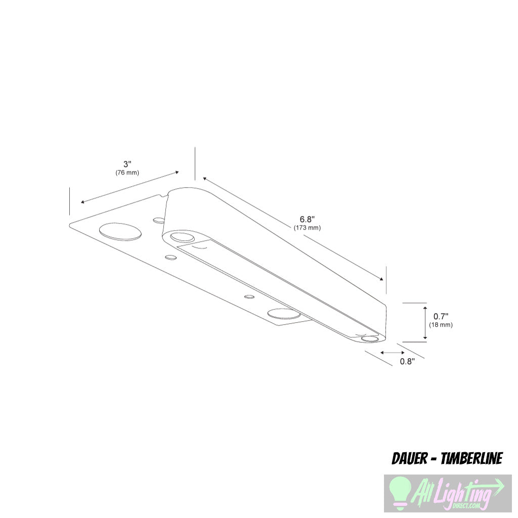 Dauer 490082-4W-3000K • TIMBERLINE 4W Integrated LED Hardscape 3000K - Hardscape - All Lighting Direct