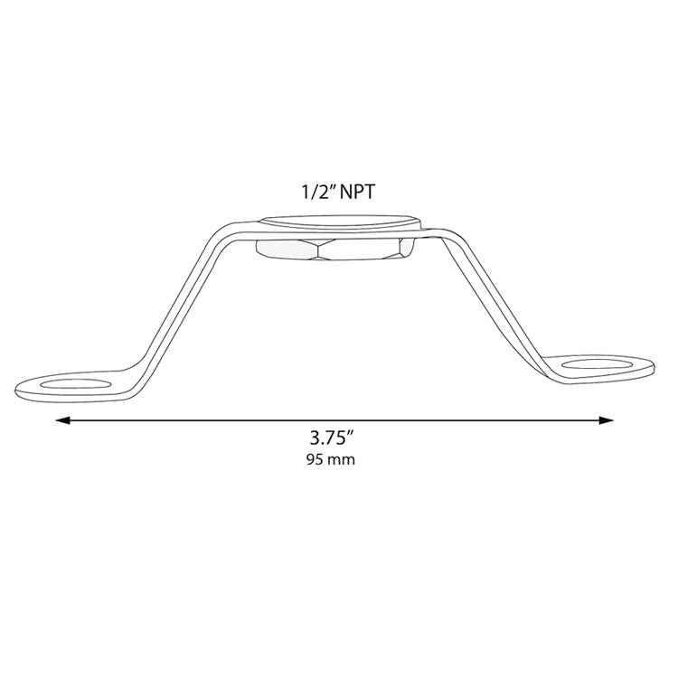 Dauer 490045 • Brass Y-Bracket Mount - Bracket - All Lighting Direct