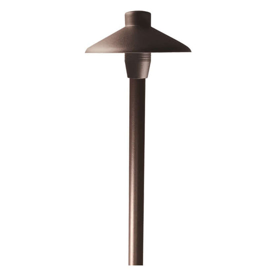 Dauer 490112 - BALI 6" China-Hat Path Light, 21" Height, Brass - Path Light - All Lighting Direct