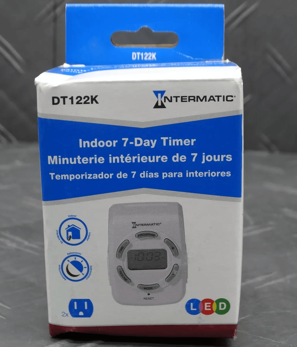 Intermatic DT122K • 7-Day Digital Indoor Timer with 2-Outlets - Timer - All Lighting Direct