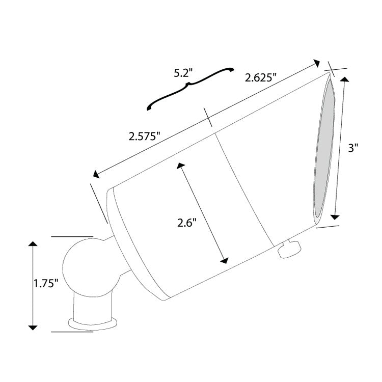 Dauer 489853 • MIRAGE Low-Voltage Uplight 3W, 2700K & 60° - Uplight - All Lighting Direct
