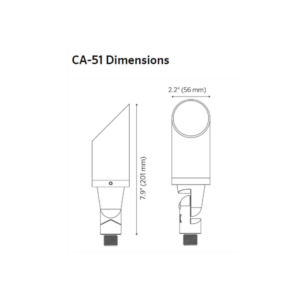 FX Luminaire CA-51-NL-AB • Cora Collection MR16 Uplight in Bronze • No Lamp - Uplight - All Lighting Direct