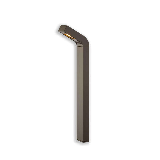 FX Luminaire M-PJ-3LED-BZ • Modern J-Shape Path Light in Bronze - Path Light - All Lighting Direct