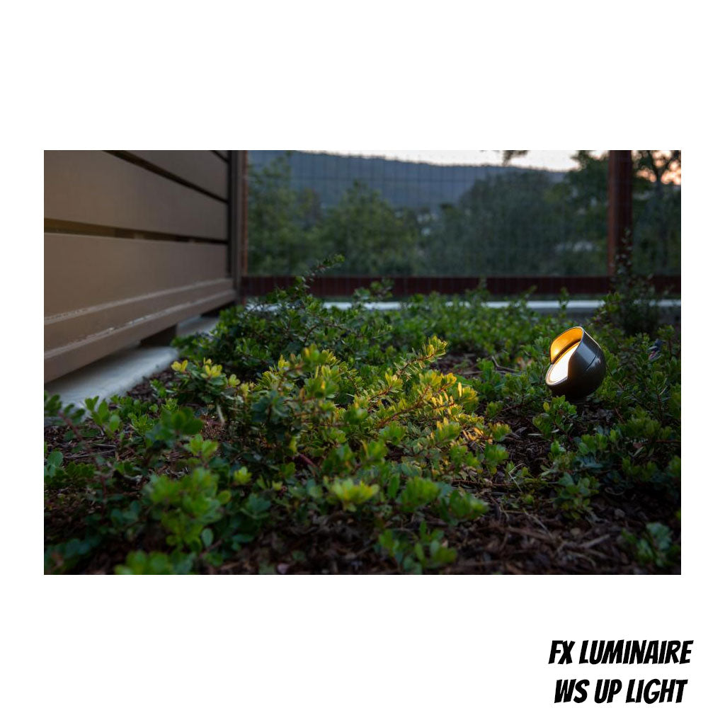 FX Luminaire • WS Up Light, Integrated G4 LED, 2700K, 85lm • Black - - All Lighting Direct