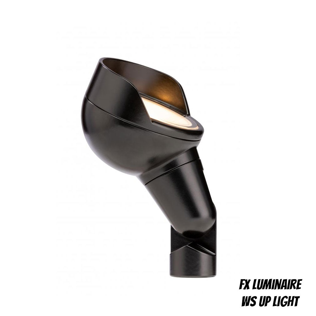 FX Luminaire • WS Up Light, Integrated G4 LED, 2700K, 85lm • Black - - All Lighting Direct