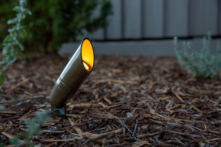 FX Luminaire QZ 1LED Up Light in Bronze Metallic - Uplight - All Lighting Direct