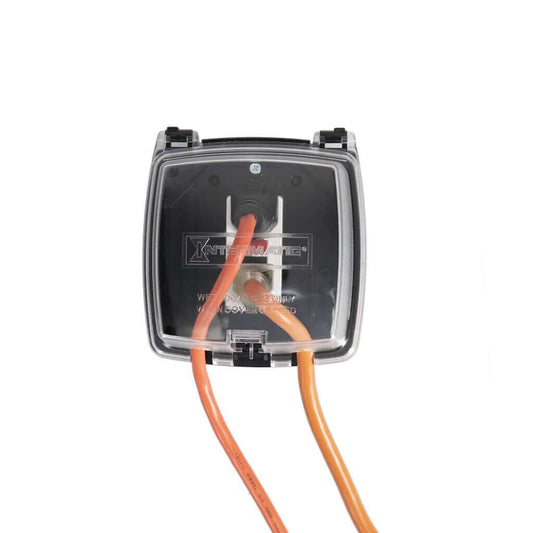 Intermatic WP1030C • 2-gang Weatherproof Outlet Cover • 3.125" Clear - Outlet Cover - All Lighting Direct
