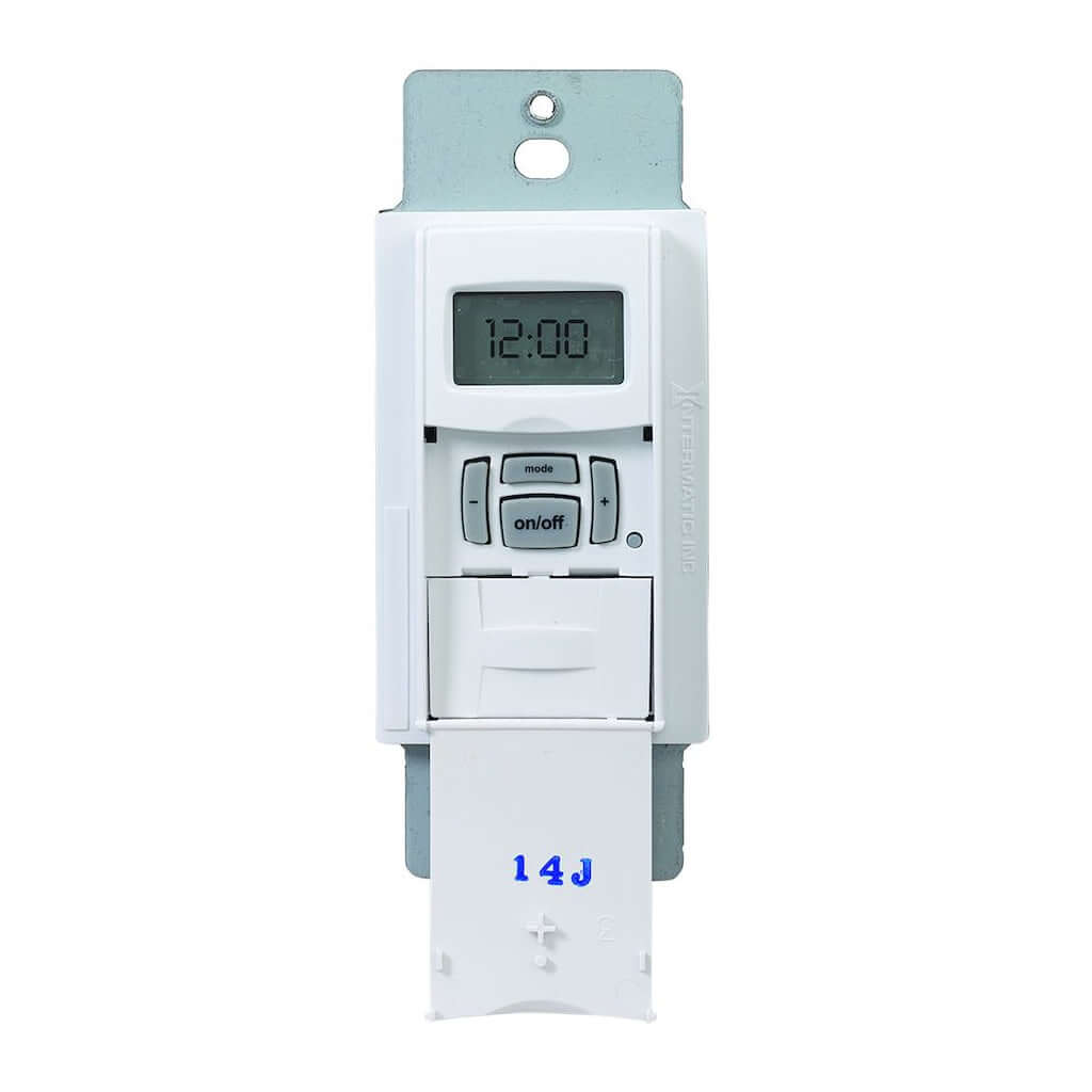 Intermatic EI600WC • Heavy-Duty 7-Day Programmable Timer • 120-277 VAC, 20A • White Color - Timer - All Lighting Direct