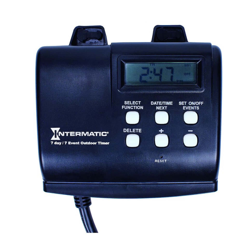Intermatic HB880R • 2 Outlet • 7 Day Outdoor Digital Astronomical Timer • 120VAC - Timer - All Lighting Direct