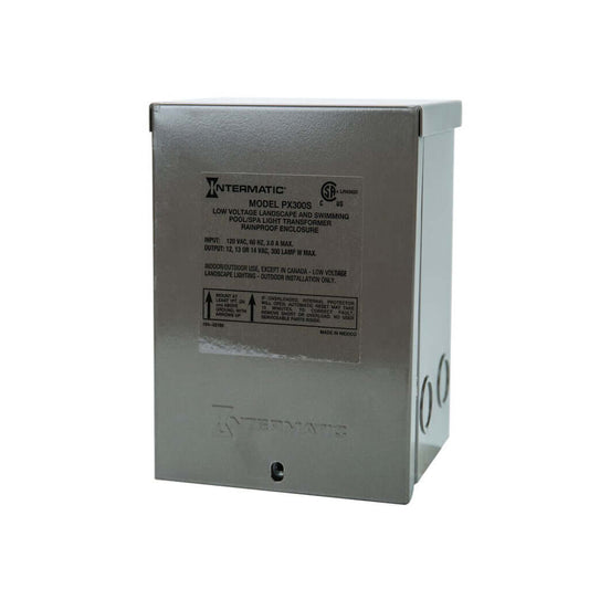 Intermatic PX300S • 300W Pool Transformer, Multi Tap • Stainless Steel - Transformer - All Lighting Direct