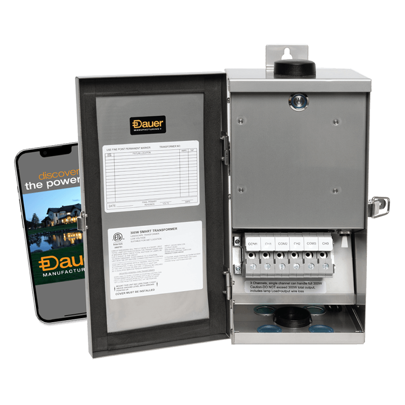 Dauer Jarvis 300W, 3-Zone Smart Wi-Fi Transformer (490545), Stainless Steel - Transformer - All Lighting Direct