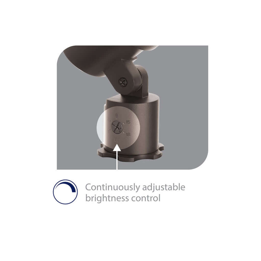 WAC 5011-27BZ • 18W LED Uplight • Adjustable Beam and Lumens, 3000K• Bronze - Uplight - All Lighting Direct