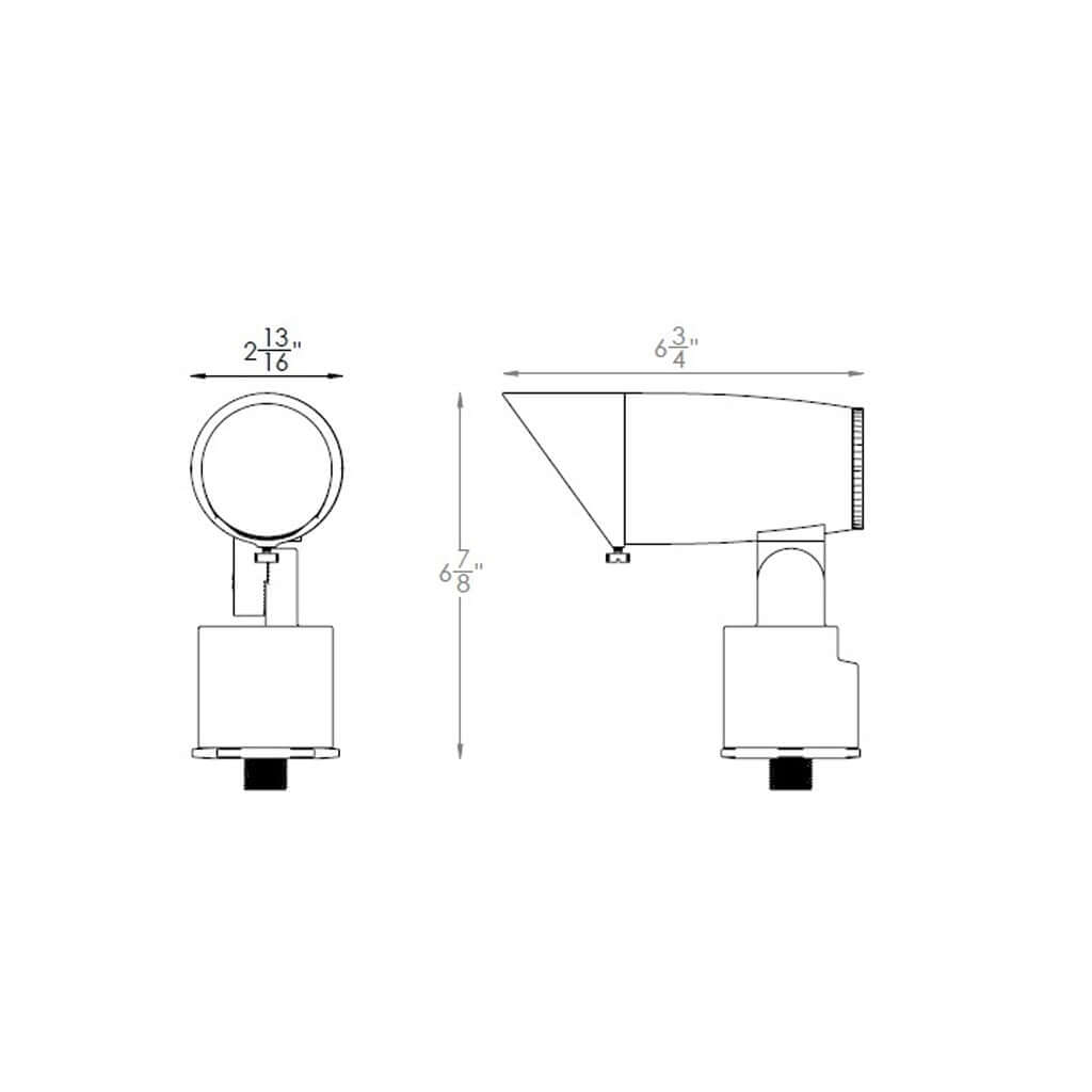 WAC 5811-CSBZ • 15W Colorscaping LED Accent Light • RBGWW • Bronze - Uplight - All Lighting Direct