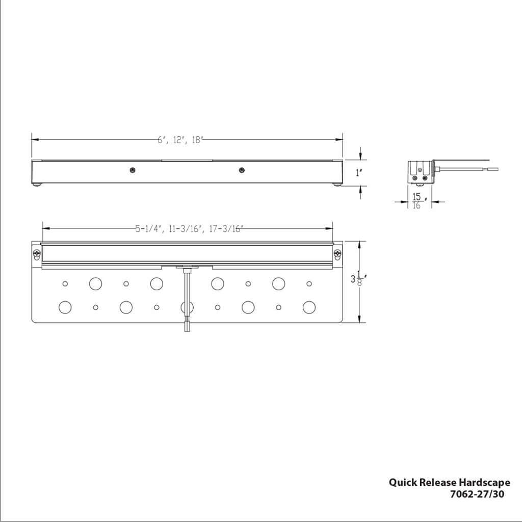 WAC 7062-27/30BZ • 6" - 4.5W Hardscape Quick Connect • 2700K or 3000K • Bronze - Hardscape - All Lighting Direct