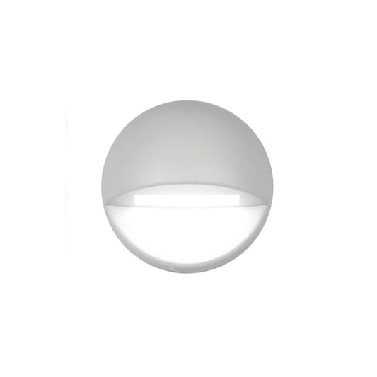 WAC 3011 Round Deck & Patio Light in White (Alum) 3000K - Deck Light - All Lighting Direct