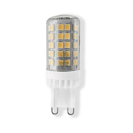 Long Life, Bright 120V G9 LED Bulbs [10 PACK] 5W, 2700K | 702 Lighting