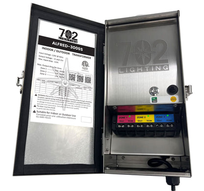 702 Lighting 300W Smart Transformer with 3 Zones, plus Wi-Fi & Bluetooth App