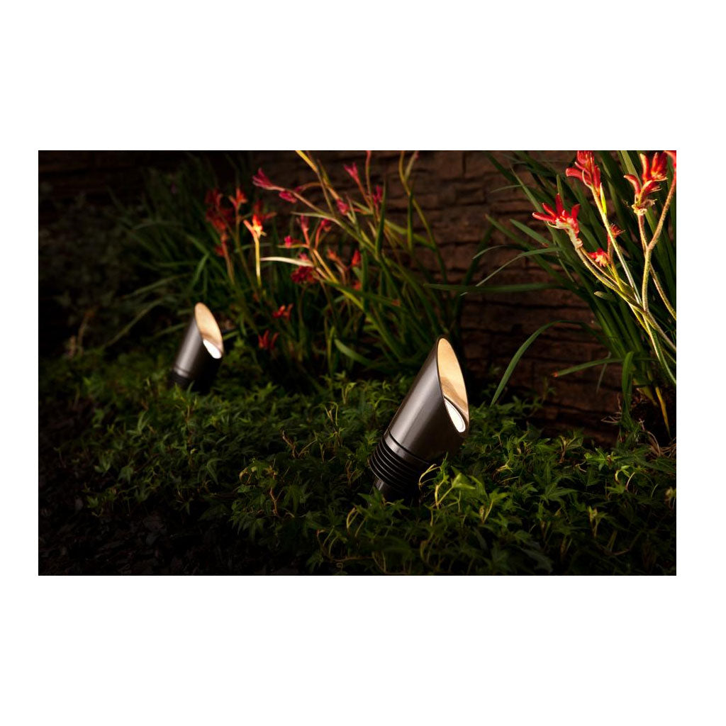 FX Luminaire NP9LEDBZ 9-LED Uplight with 700 lm, 35 Deg Beam, Angled Shroud | Bronze