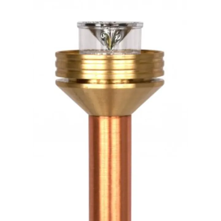 FX Luminaire 18" Grande Path Light Riser Assembly with 3LED, Copper [CU]
