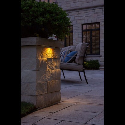 FX Luminaire LF 1LED Wall Light, Warm 2700K, Almond Finish | 2W