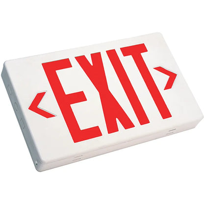 Westgate XT-RW-EM Exit Safety Sign with Red LED Letters, 3.2W [120-277V]