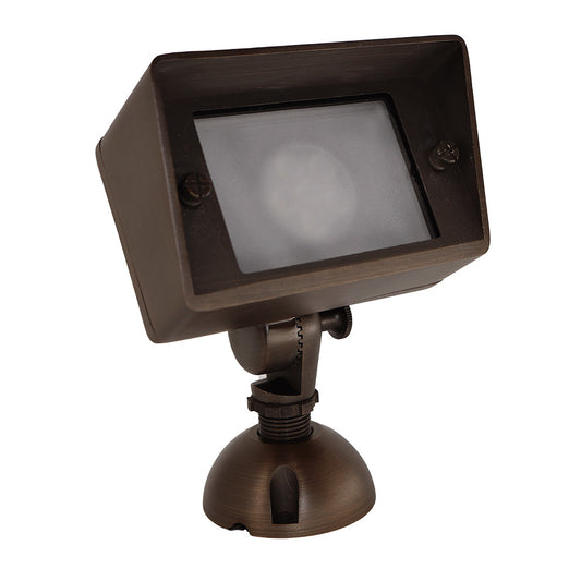 702 Lighting Bi G4/MR16 Drop-in Flood Light, Antique Brass [+ Frost & Hexcell]