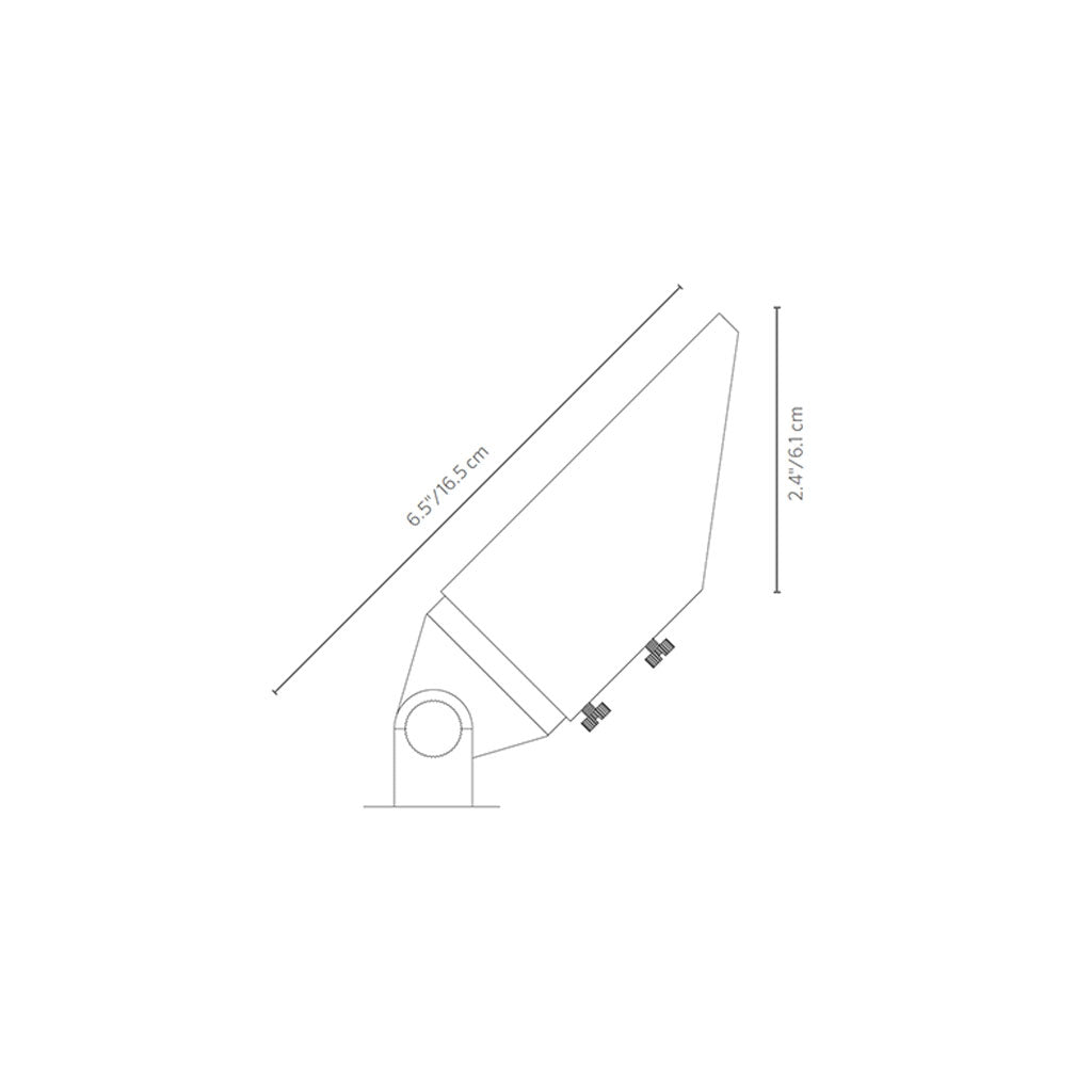 FX Luminaire CULNLASAB | MR16 C-UL Up Light with Adjustable Shroud, Bronze