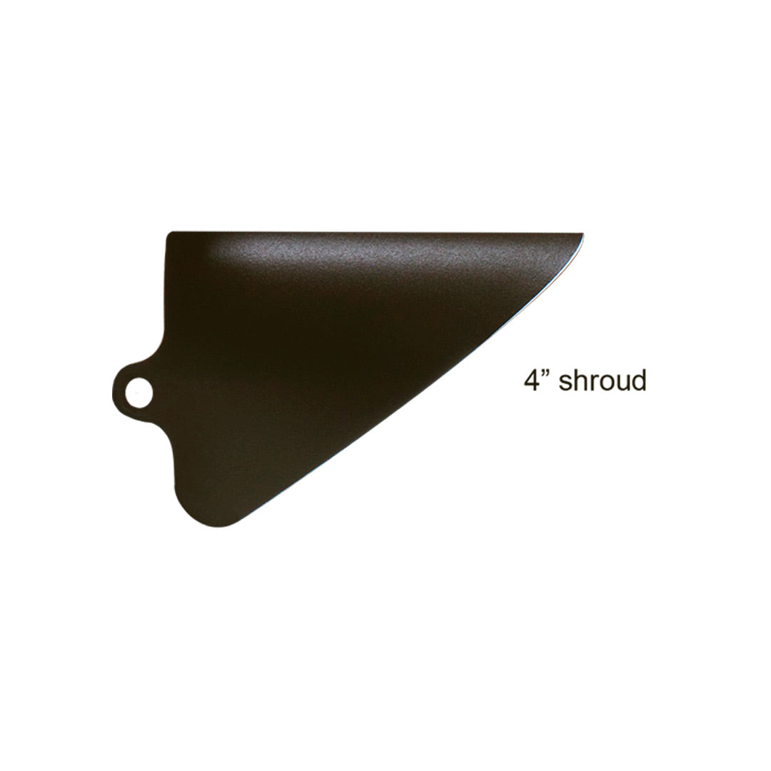 Dauer 490698 4" Mini Flood Extended Shroud - Small - Bronze