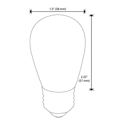 Dauer 490914 • 120V ST14 LED Filament Bulb